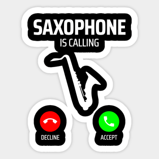 saxophone Sticker